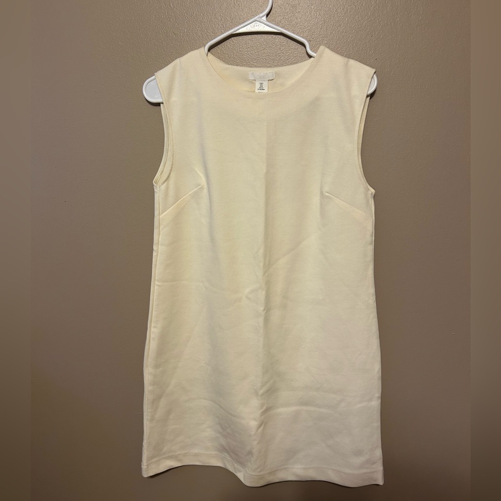 H&M Cream Sleeveless Dress
